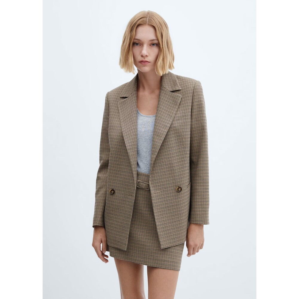 Mango houndstooth suit, size M/12